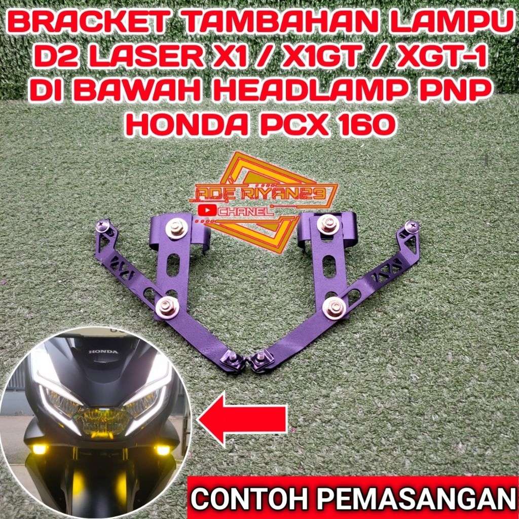 Breket lampu tembak untuk PCX