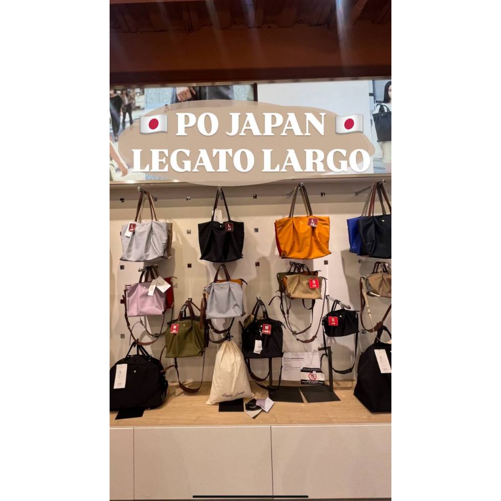 [ PO Japan ] Legato Largo Tote Bag | Legato Largo Shoulder Bag | Anello Legato largo | Legato Largo 