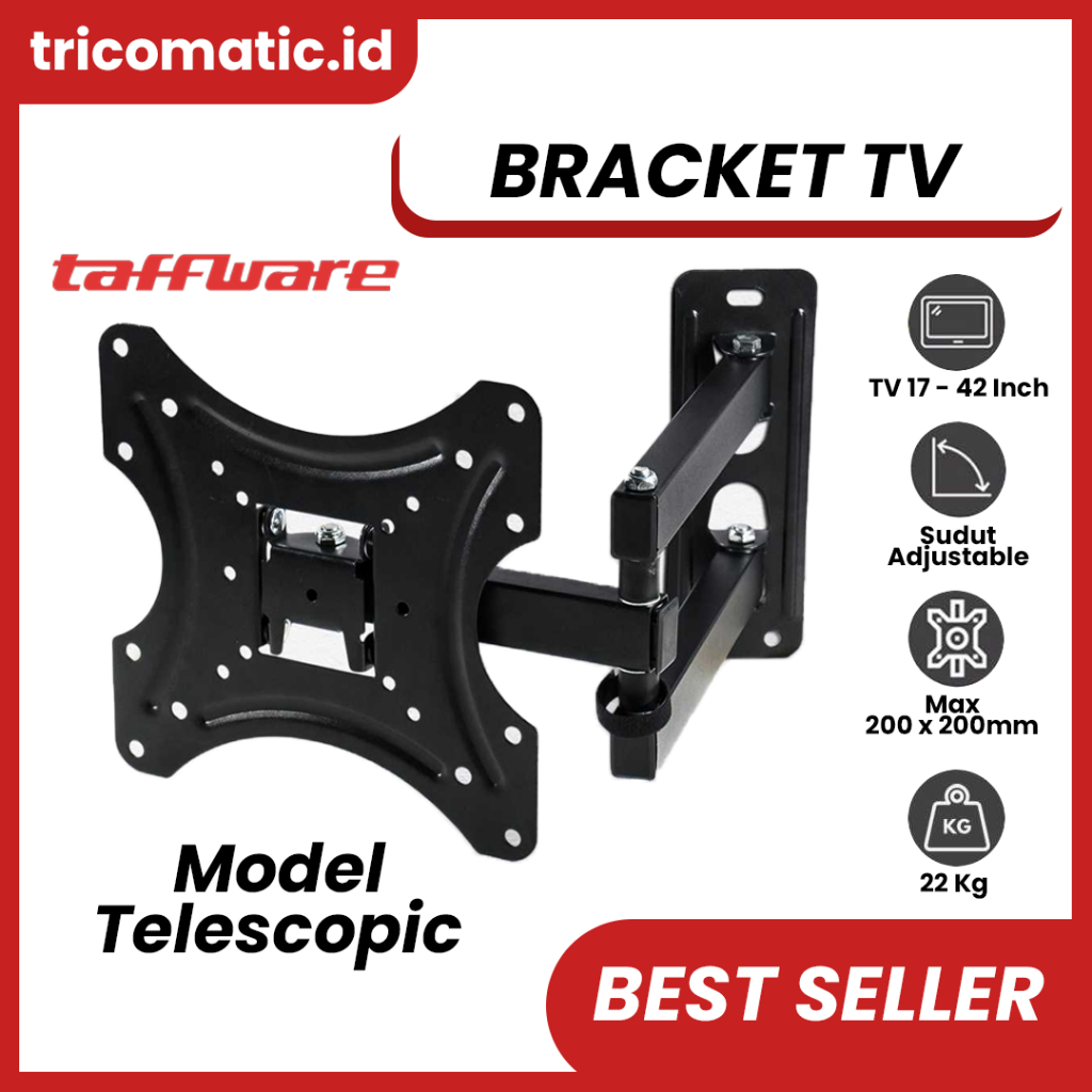 Bracket TV Telescopic for TV LED 17-42 Inch VESA 200 x 200  TV X-200