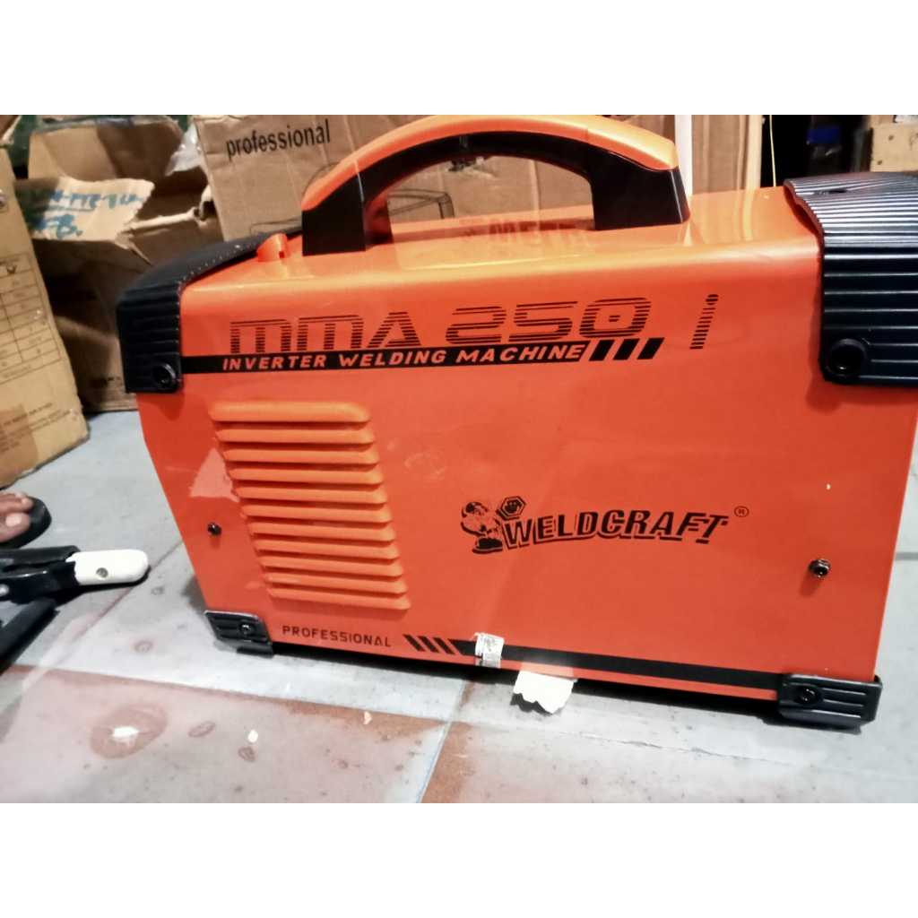 Mesin las MMA 250 WELDCRAFT/mesin las inverter 250 Ampere/mesin las WELDCRAFT