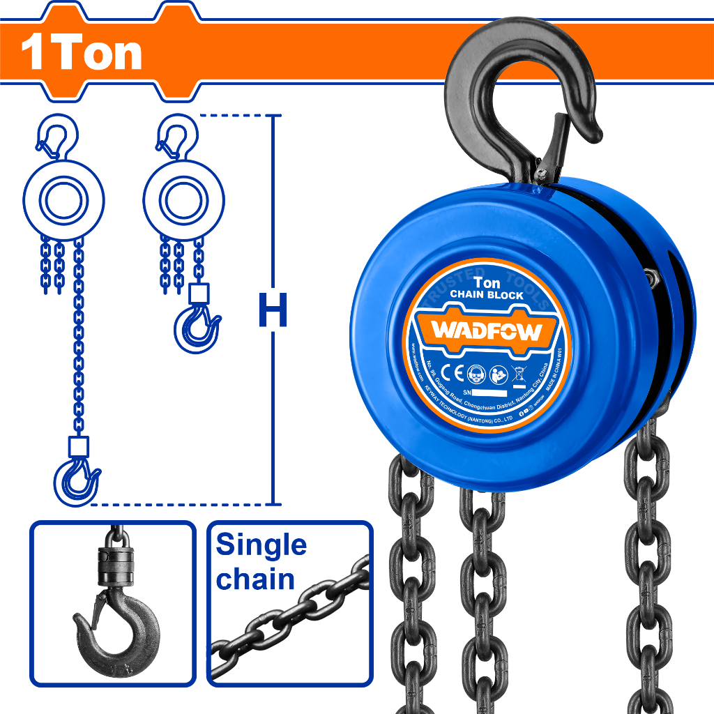 WCK2581 - CHAIN BLOCK 1 TON