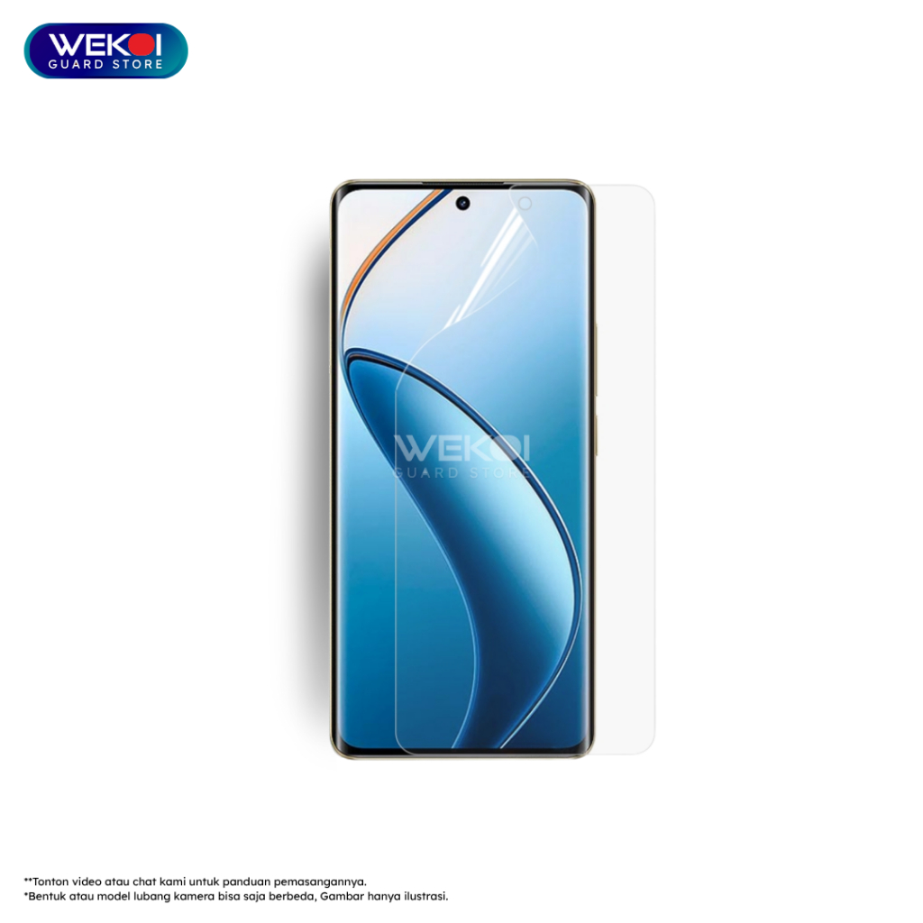 WEKOI Hydrogel Smartphone Realme 13 | Pro Pelindung Layar Fleksibel, Tipis & Responsif