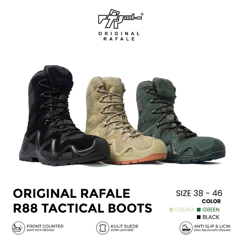 SEPATU TACTICAL ORIGINAL RAFALE R88 BOOTS COKLAT GURUN SEPATU PDL TACTICAL STOCK DITANYAKAN TERLEBIH