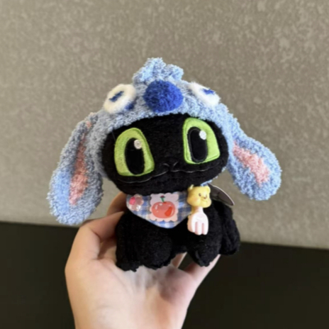 POTTYPOP | Toothless Stitch Plush Bag Charm / Keychain (100% ORI) | Authentic Premium Limited Editio