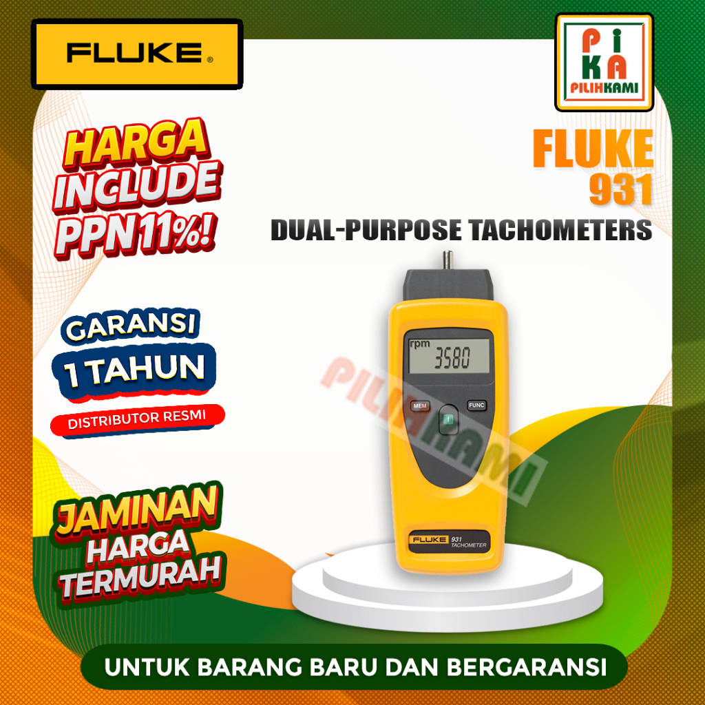 Fluke 931 Digital Handheld Tachometer