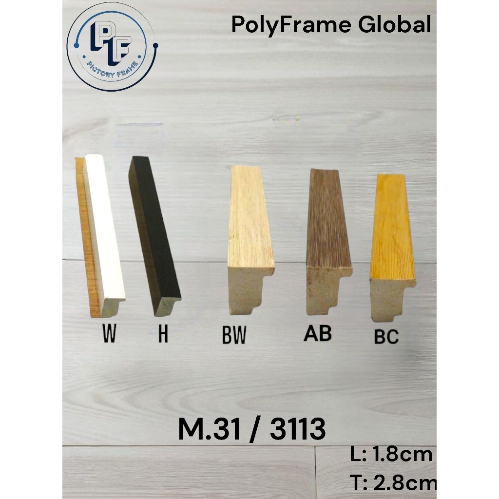 Batangan Bingkai Minimalis M.31/3113 (PolyFrame)