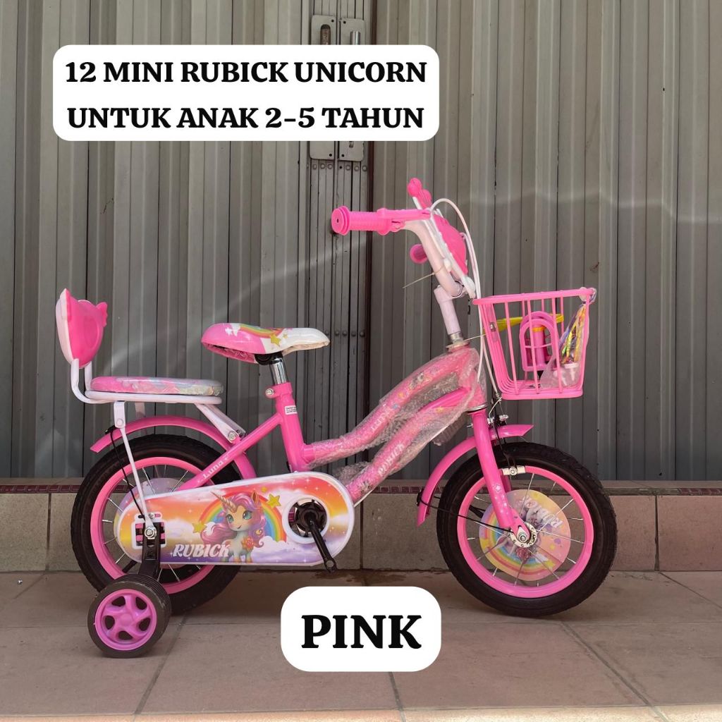 BATAM Sepeda Anak Perempuan Mini 12 RUBICK UNICORN MUSIK