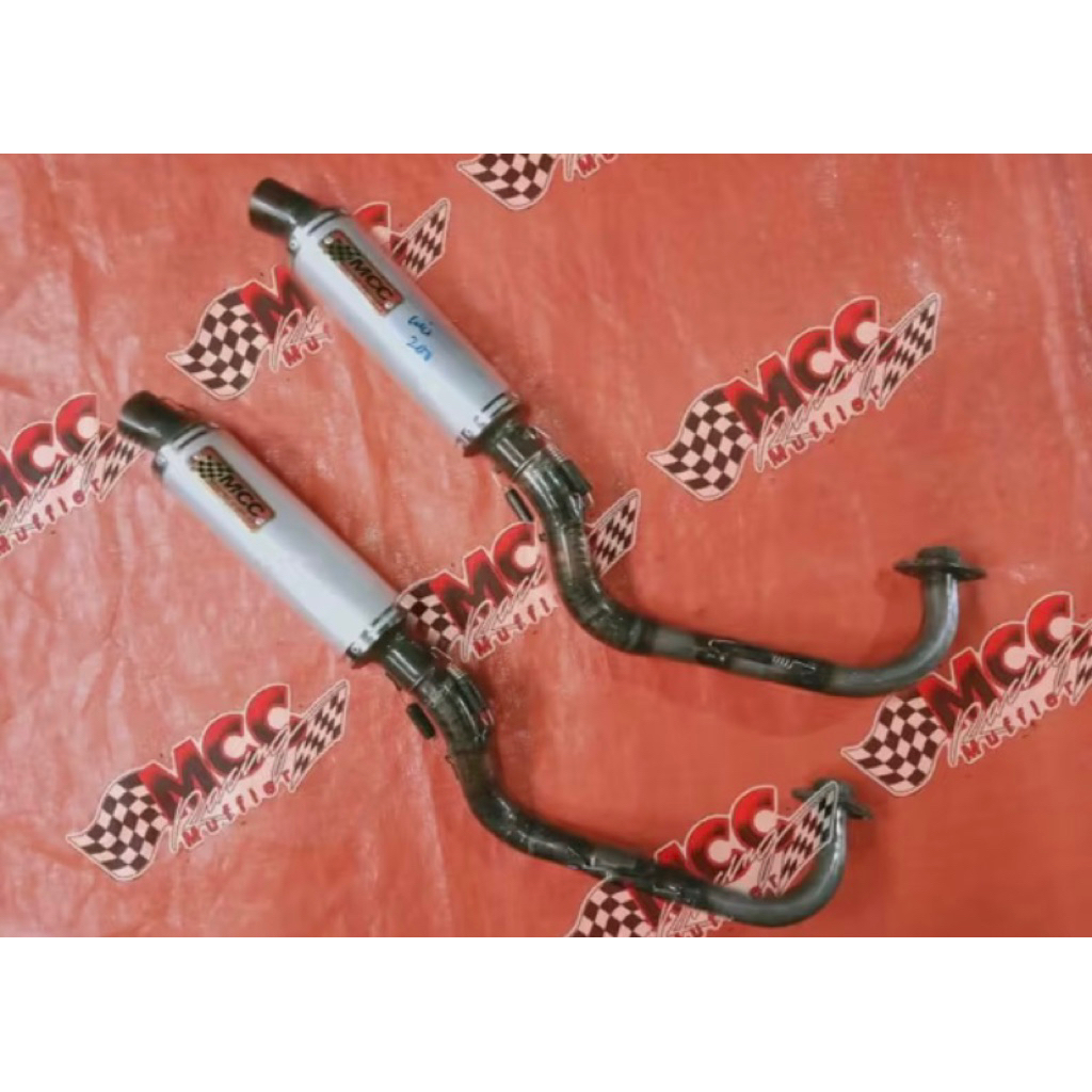 Knalpot MCC RACING MUFFLER for Mio 200cc bahan galvanis