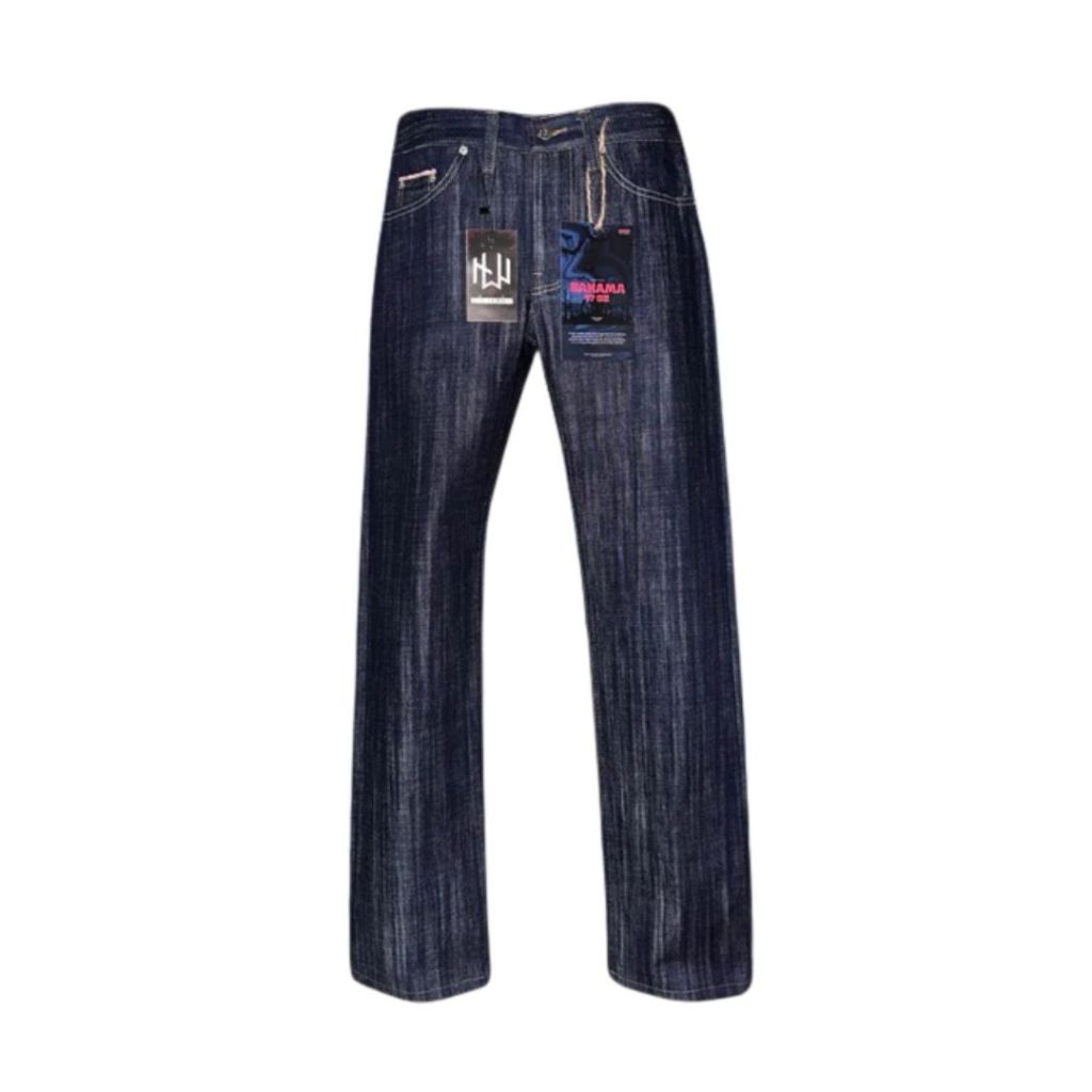 WORNDENIM Zanama Series Raw Denim 17 Oz Redline Selvedge Buttonfly Unsanforized Slimstright Non Stre