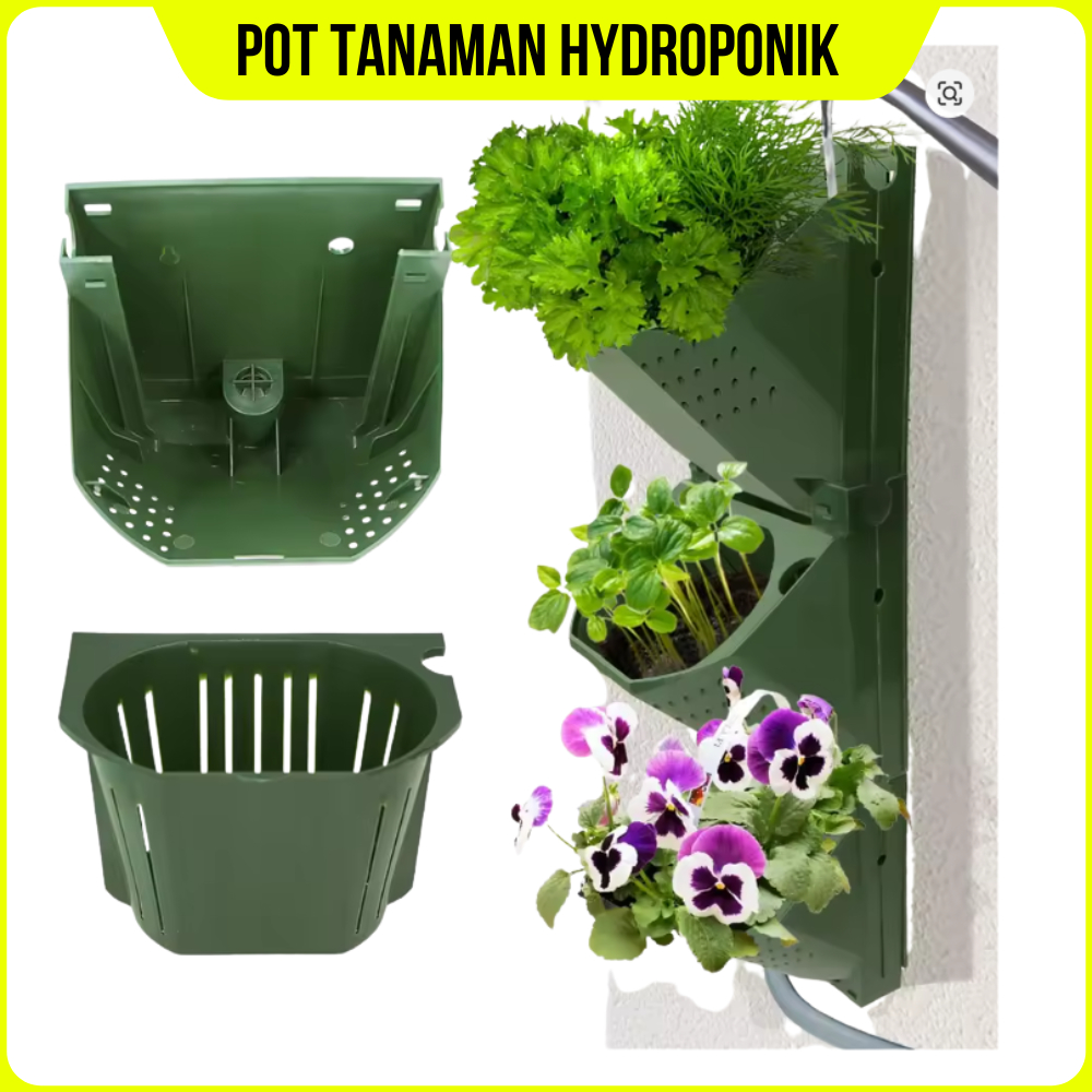 Pot Tanaman Dinding Gantung Minimalis POT Vertikal Garden Vertikal Wall Hanging Pot
