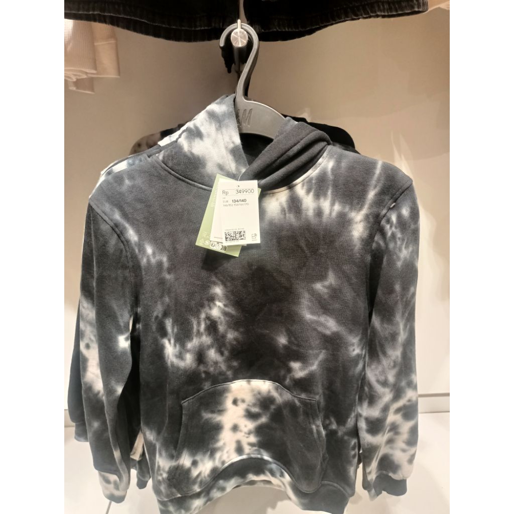 Jastip Hoodie tie dye H&M kids
