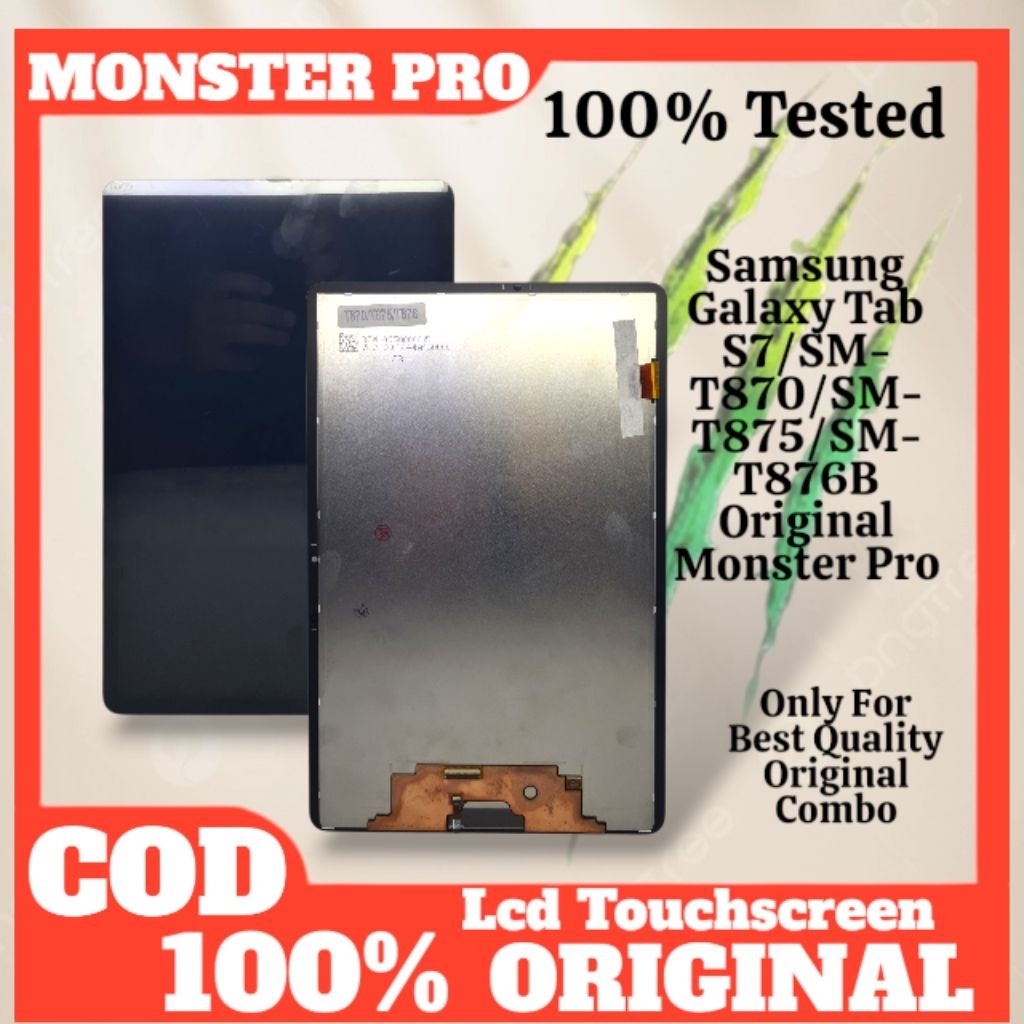LCD TOUCHSCREEN SAMSUNG GALAXY TAB S7/SM-T870/SM-T875/SM-T876B ORIGINAL