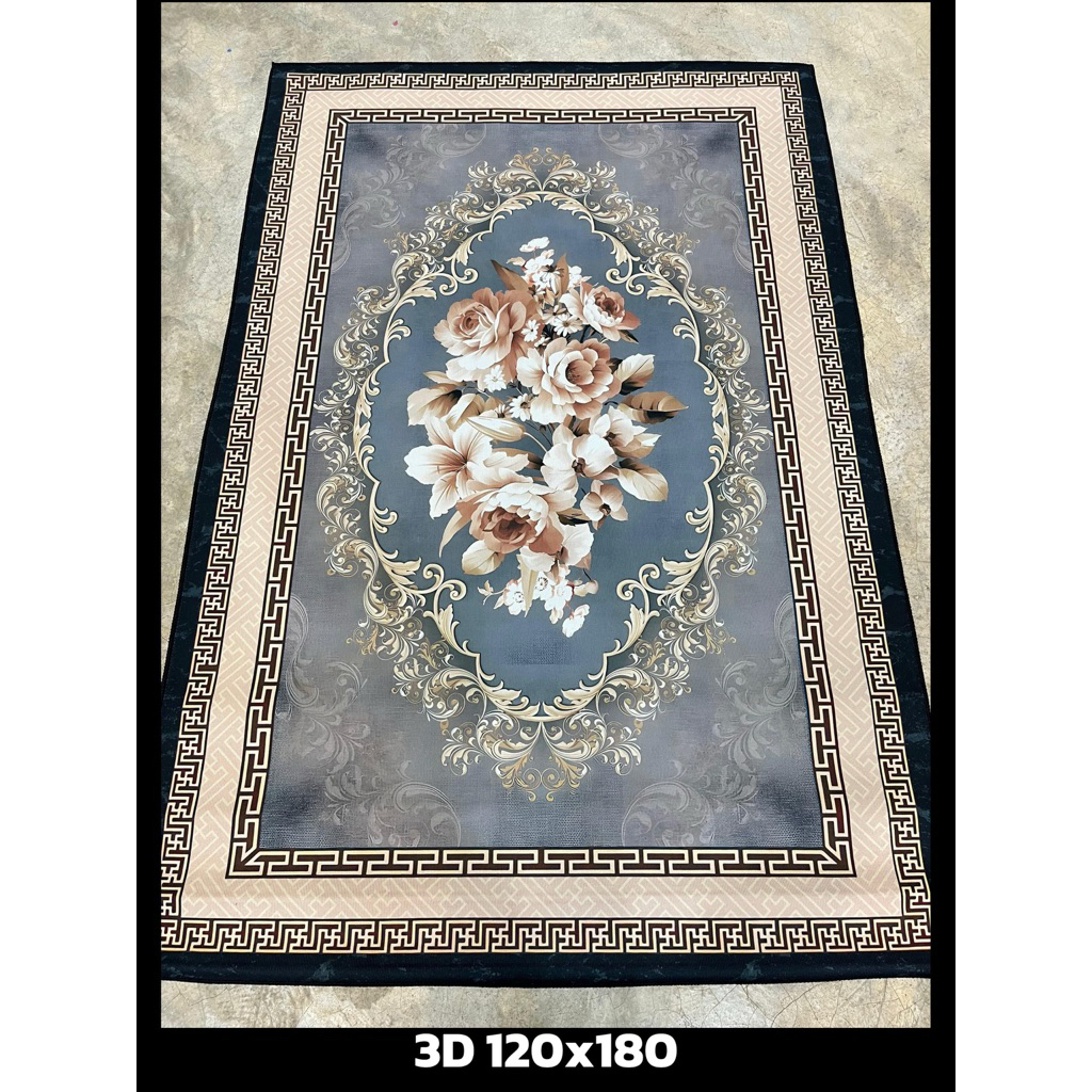 KARPET LANTAI IMPORT 3D UKURAN 120x180CM