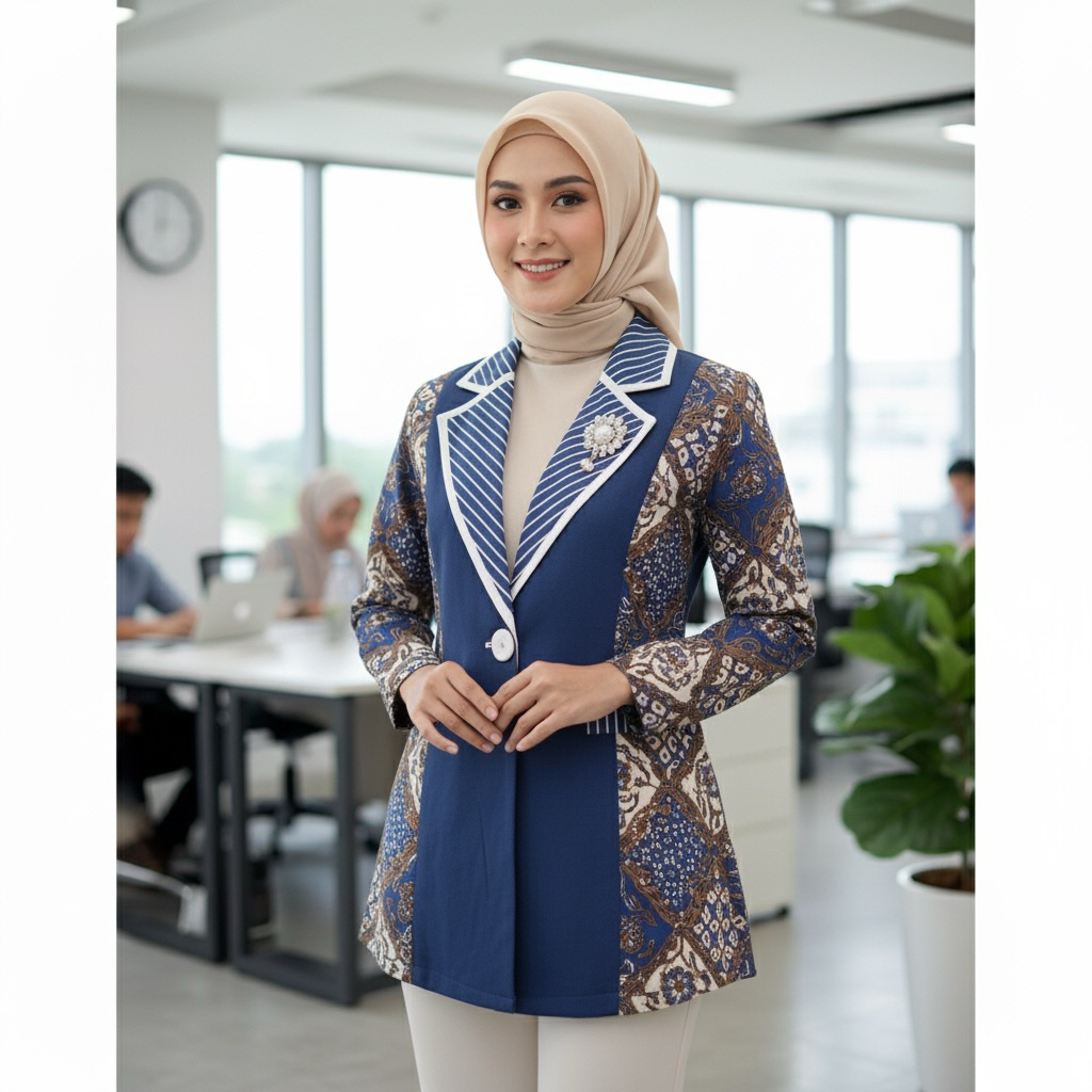 BLAZER BATIK PREMIUM