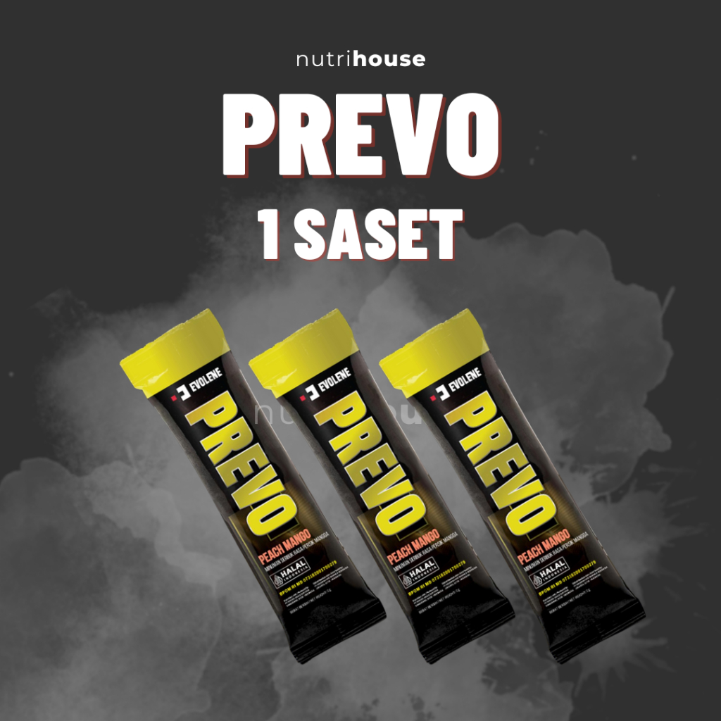 PREVO EVOLENE 1 saset Pre workout | PWO PreWorkout 1 serving | Prevo 1 saset | Evolene Medan
