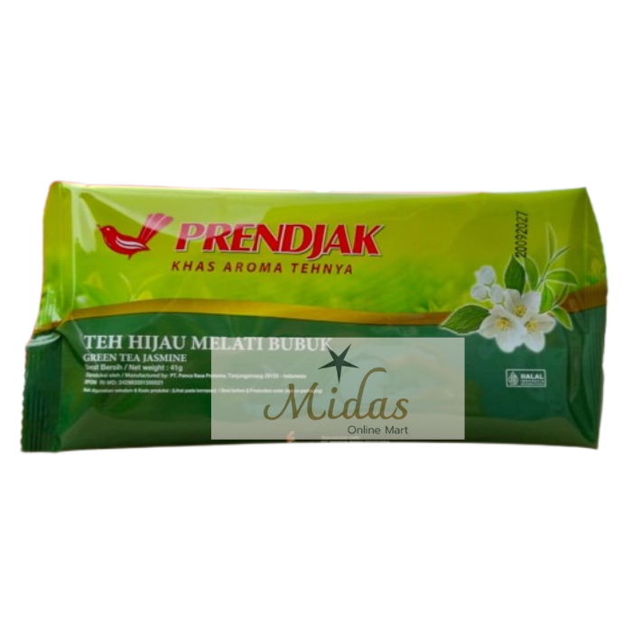 Teh Prendjak Teh Hijau Melati Bubuk
