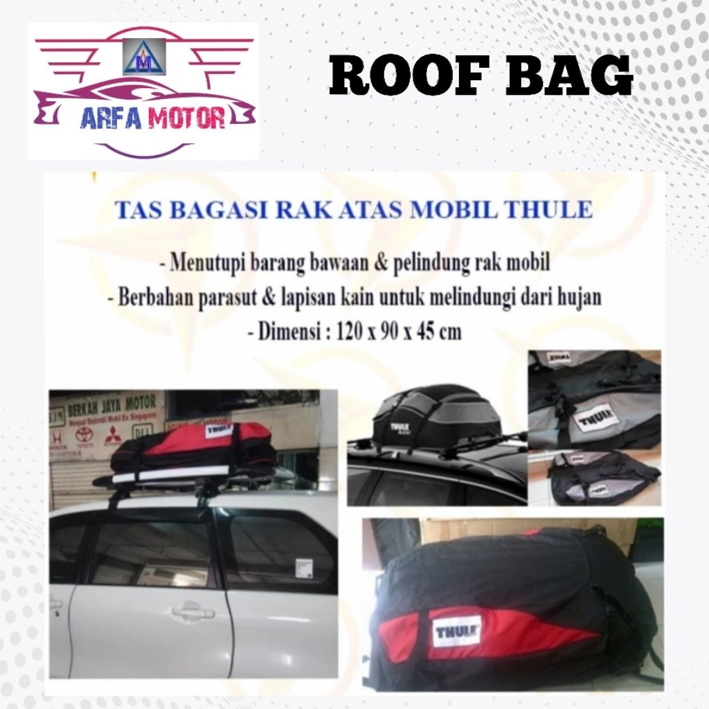 Roof Bag Terpal Rack Tas Bagasi Atas Mobil Tas Roof Rack Bagasi Atas Mobil