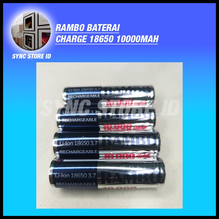 Rambo Baterai Charge 18650 10000mah
