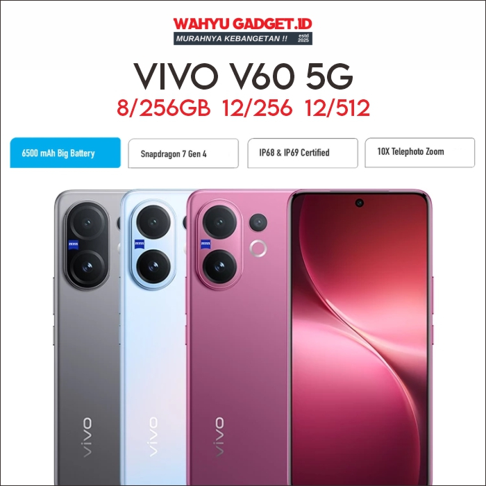 Vivo V60 5G 8/256GB 12/256GB Original AMOLED Display