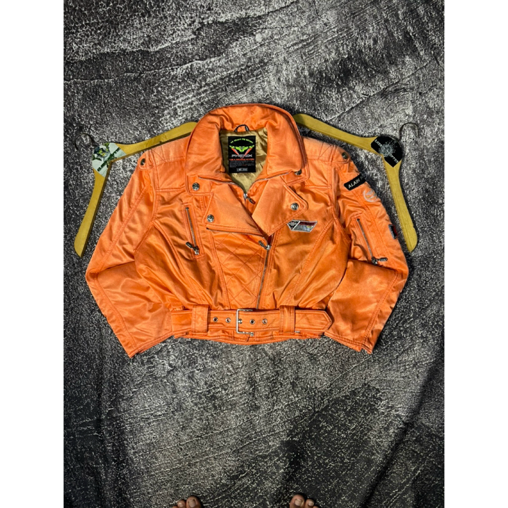 JACKET VINTAGE RACING CROP LANGKA  || PHENIX || LIMITED MEWAH