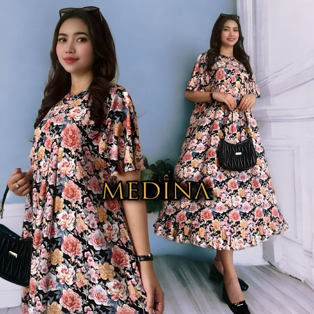 medina midi dress premium.
