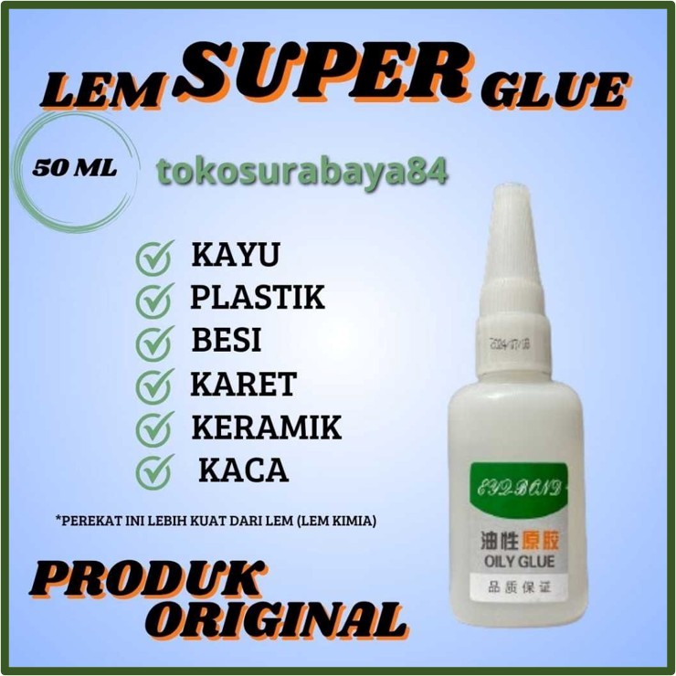 Lem Setan Super Kuat serbaguna oily glue power glue