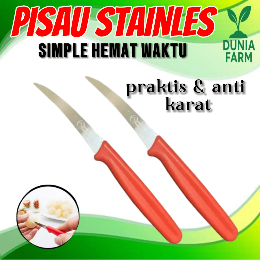 Pisau Cangkok Grafting Tanaman Okulasi Stek Tumbuhan Stainless Anti Karat