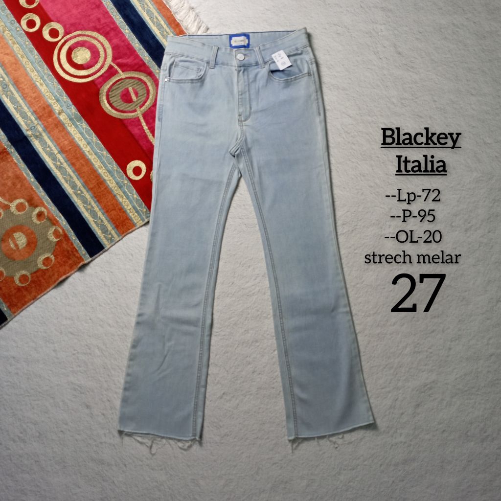 CELANA JEANS BLACKEY ORI 100% SIZE 27 women