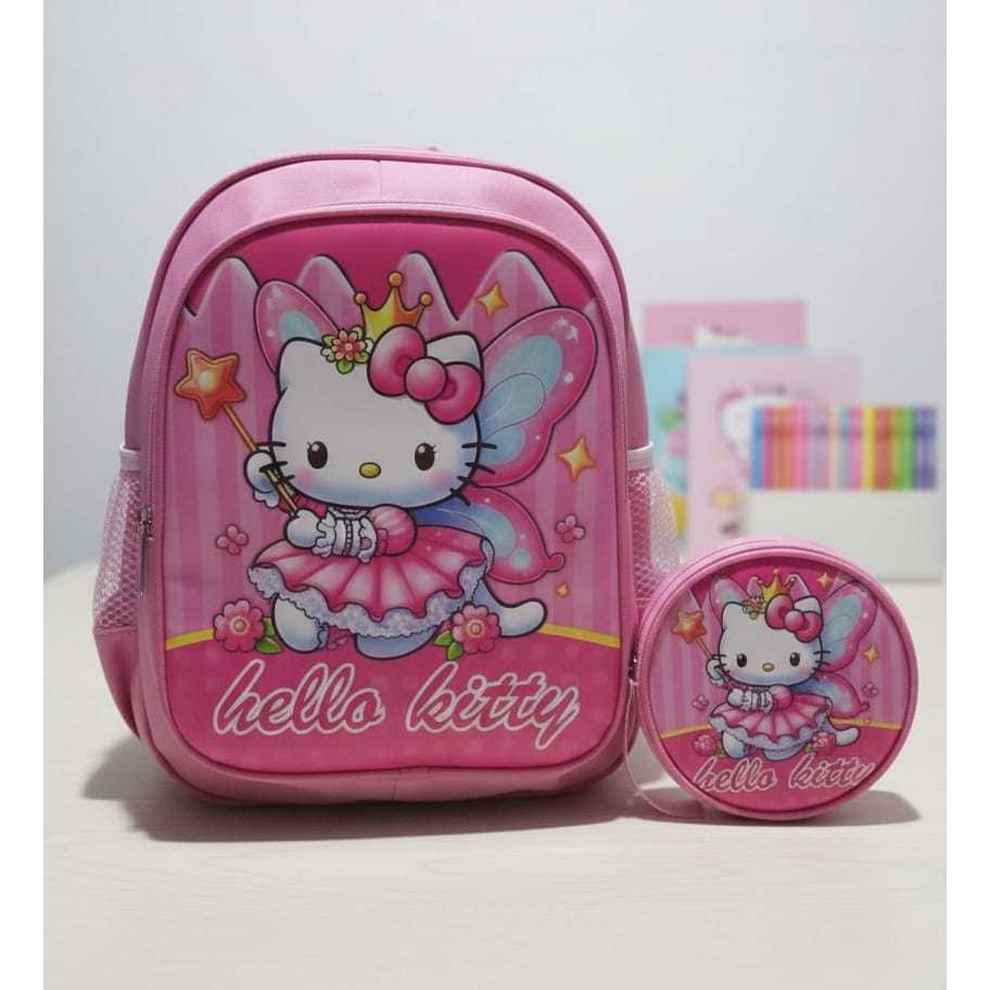 Tas Ransel Anak Hello Kitty Hadiah Selempang Perempuan Tk-Kelas 2SD