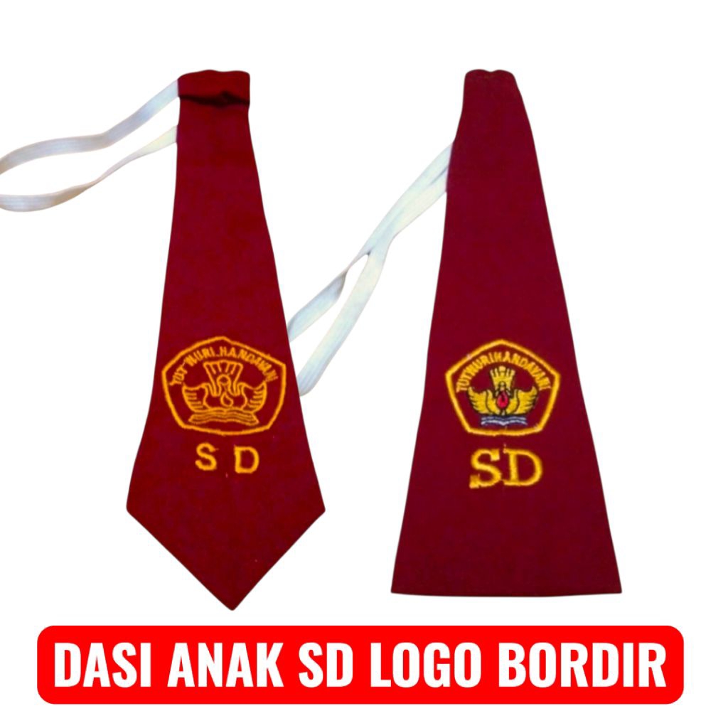 Dasi sd,Dasi sekolah sd,seragam sekolah