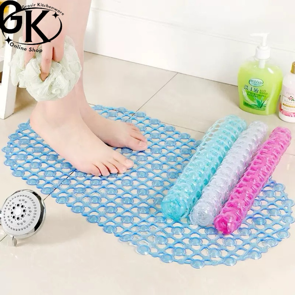 Keset lantai kamar mandi Anti Selip Toilet Alas Kamar Mandi pvc