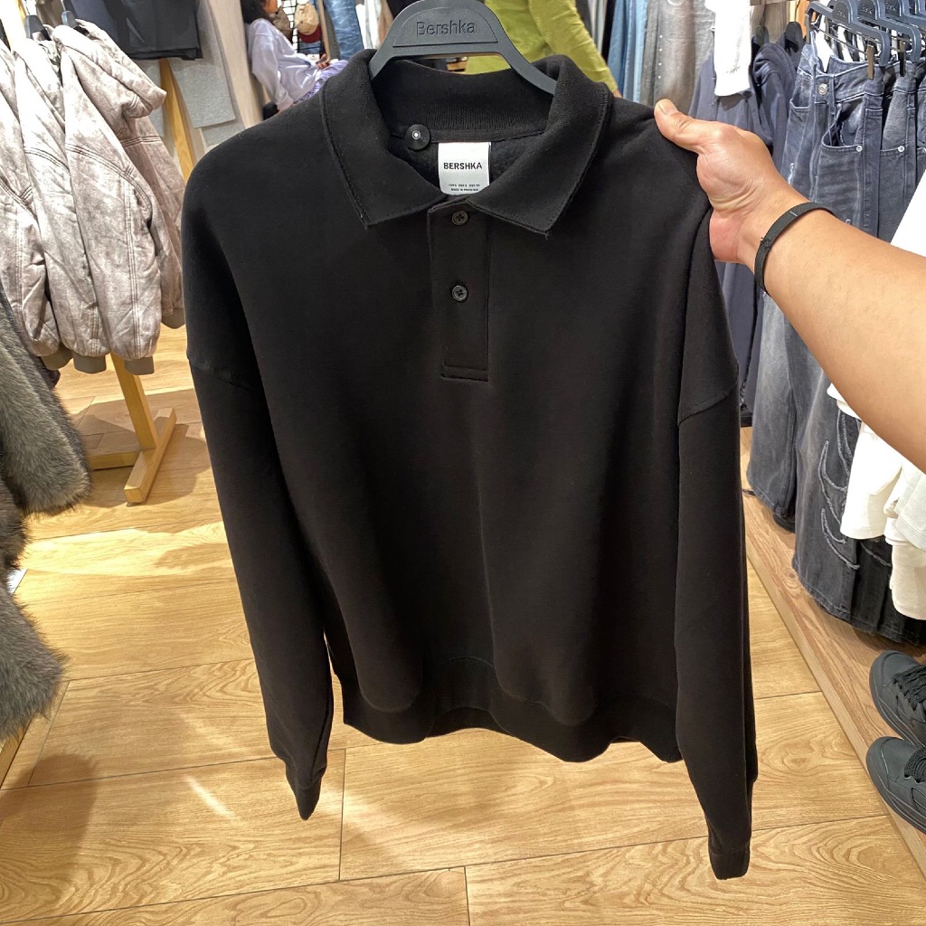 Jastipp. Polo Longsleeve Bershka (MAN)