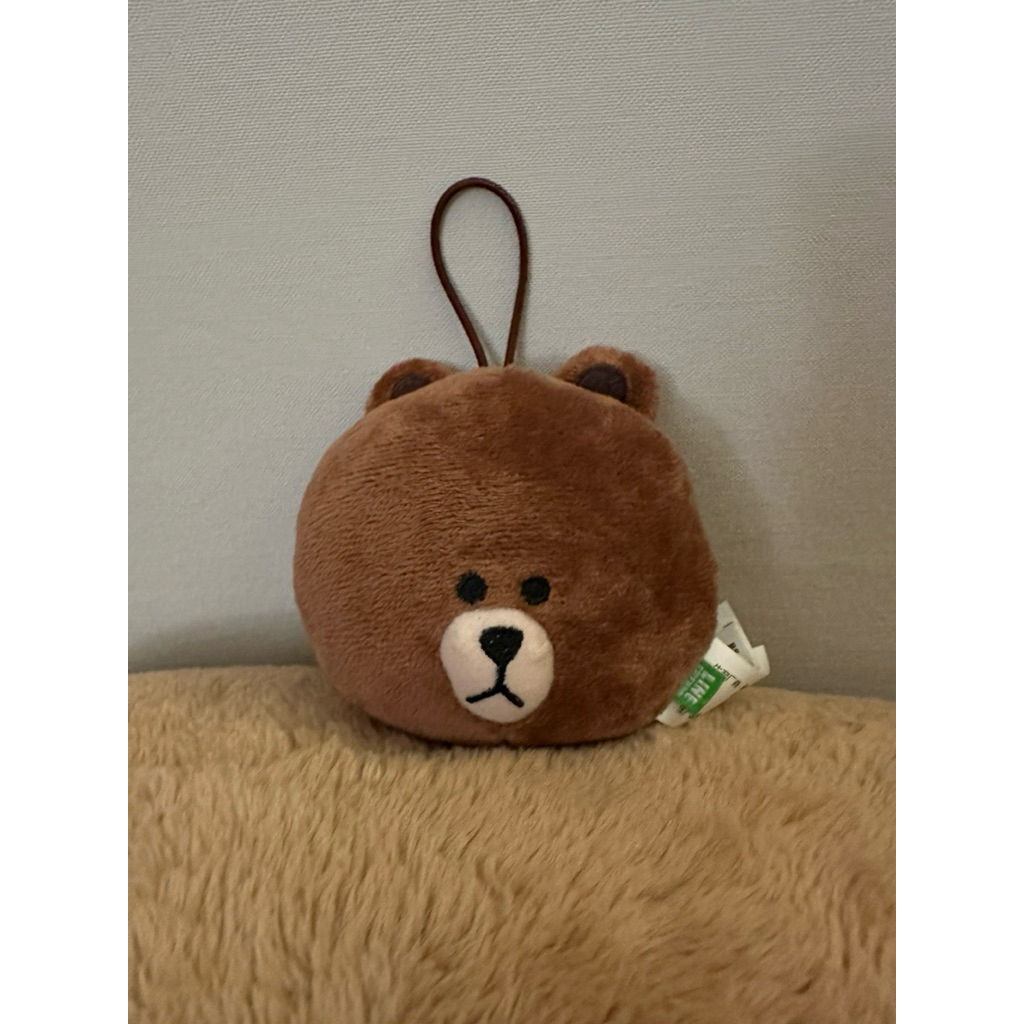 LINE FRIENDS Brown Head Aksesoris Gantungan Lucu