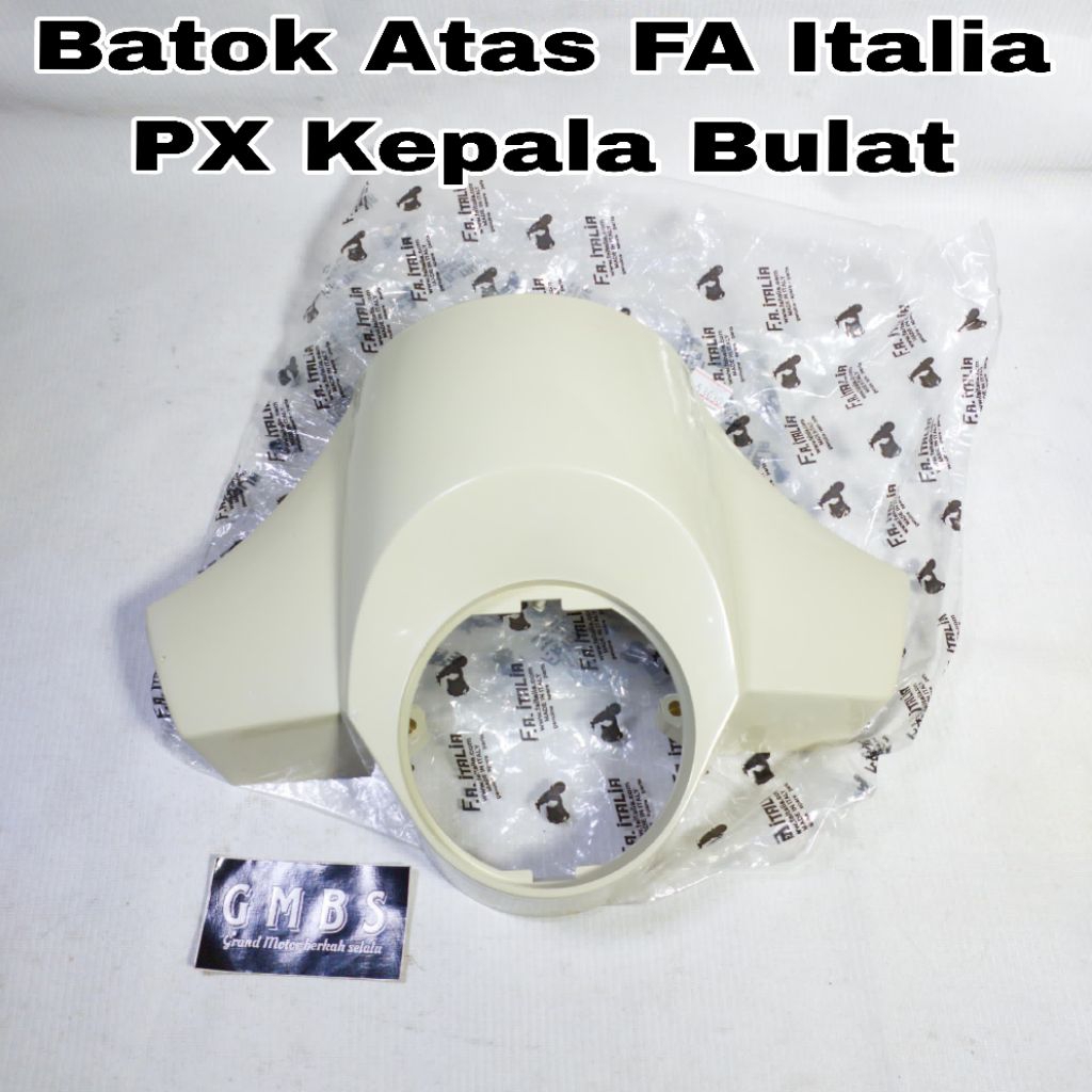 Batok Stang Atas Plastik FA Italia Original Vespa PX Kepala Bulat Arcobaleno Exclusive Spartan PS Ne