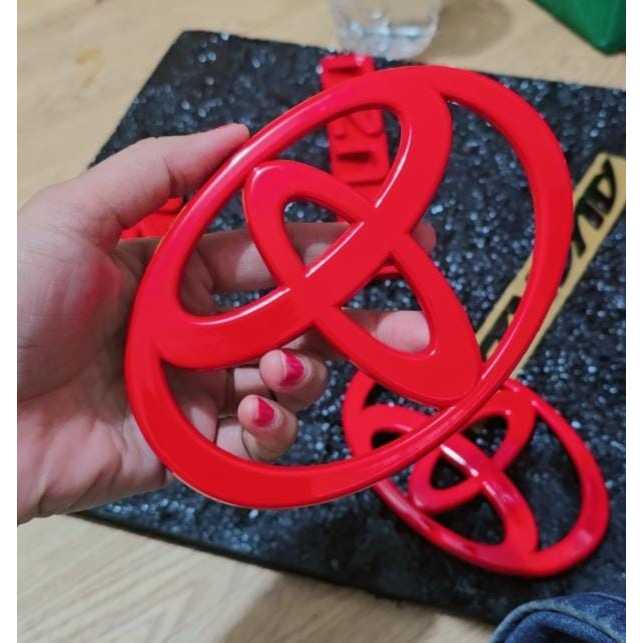 Emblem logo grille radiator dan belakang bemper agya /Logo Toyota AGYA 2016-2022/ Logo Depan/ Logo B