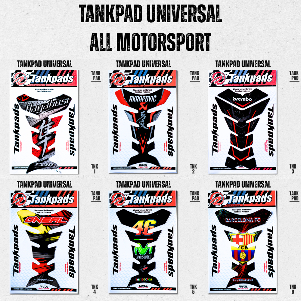 Stiker timbul protector pad / Tankpad Motorsport / Tankpad Honda CBR / Tankpad CB150R / Tankpad Yama