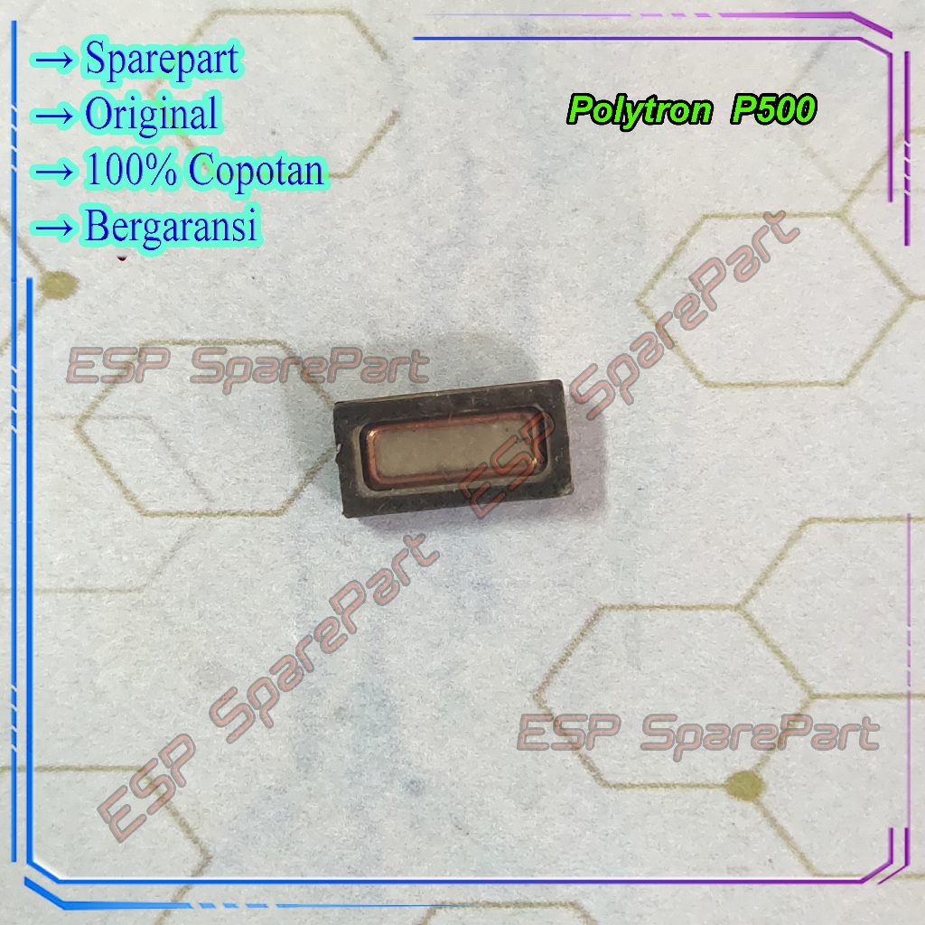 Earpiece Polytron P500 Speaker Telinga / Spiker Atas Copotan