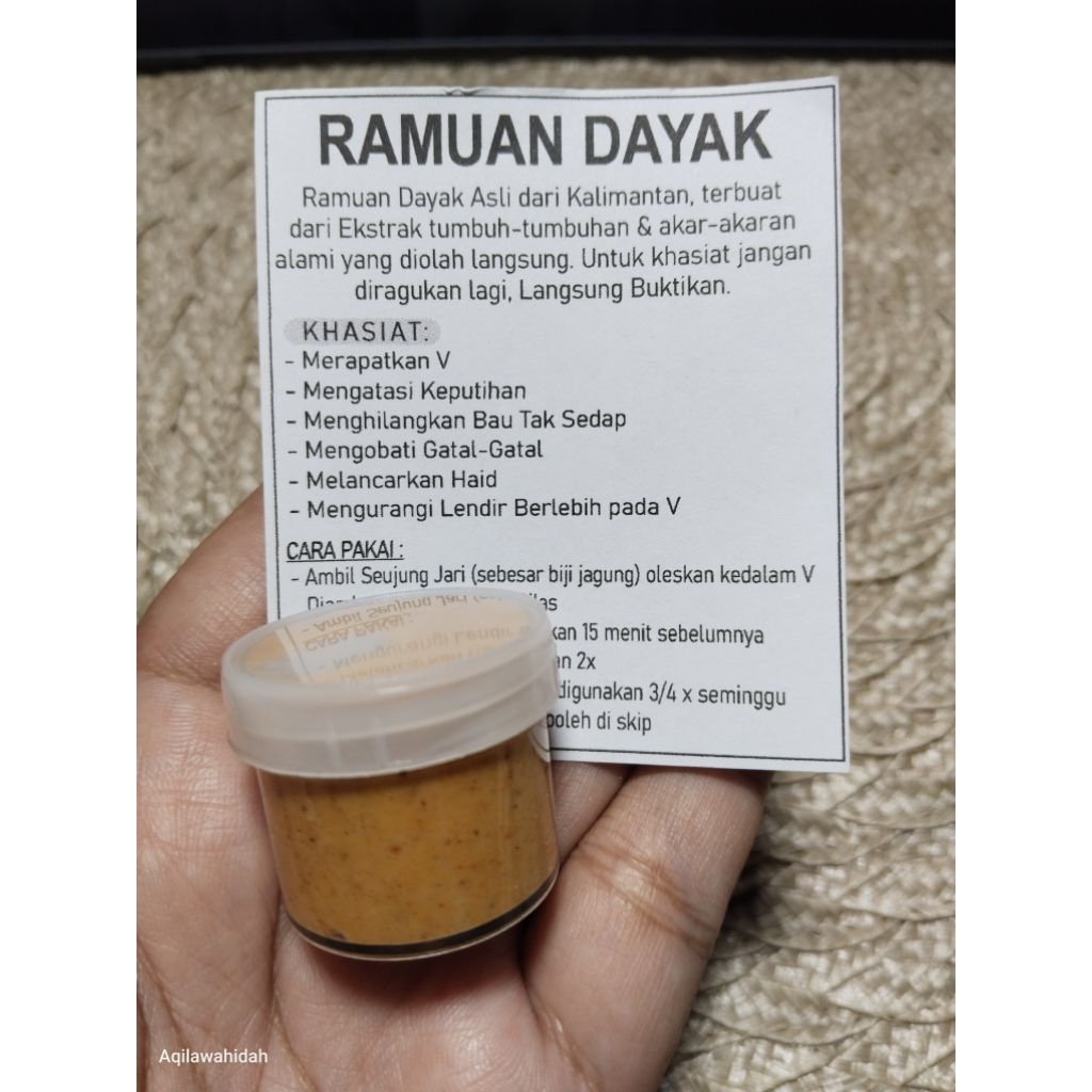 Ramuan Dayak Asli Kalimantan