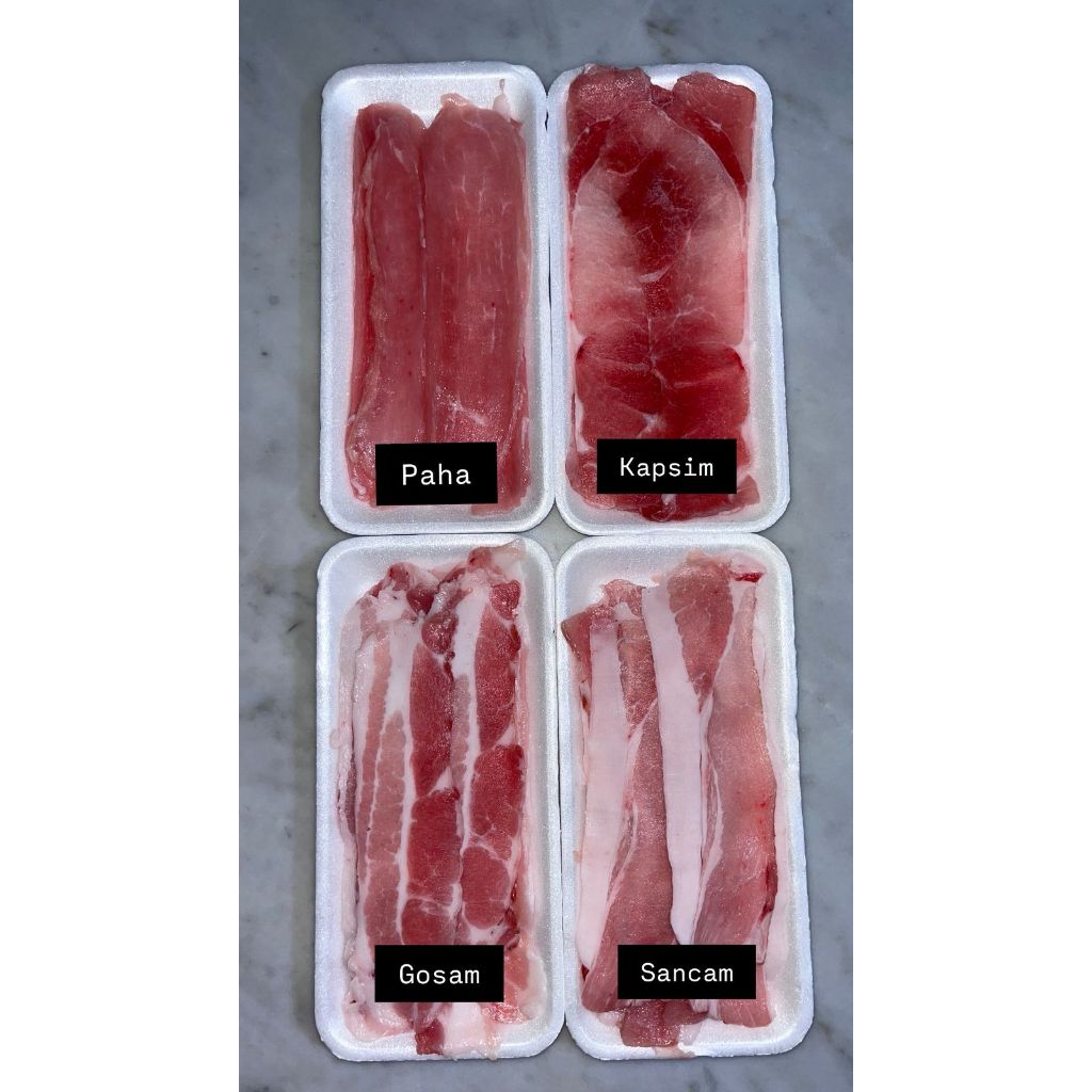 BABI SLICE / PORK SLICE MARINASI 500GR