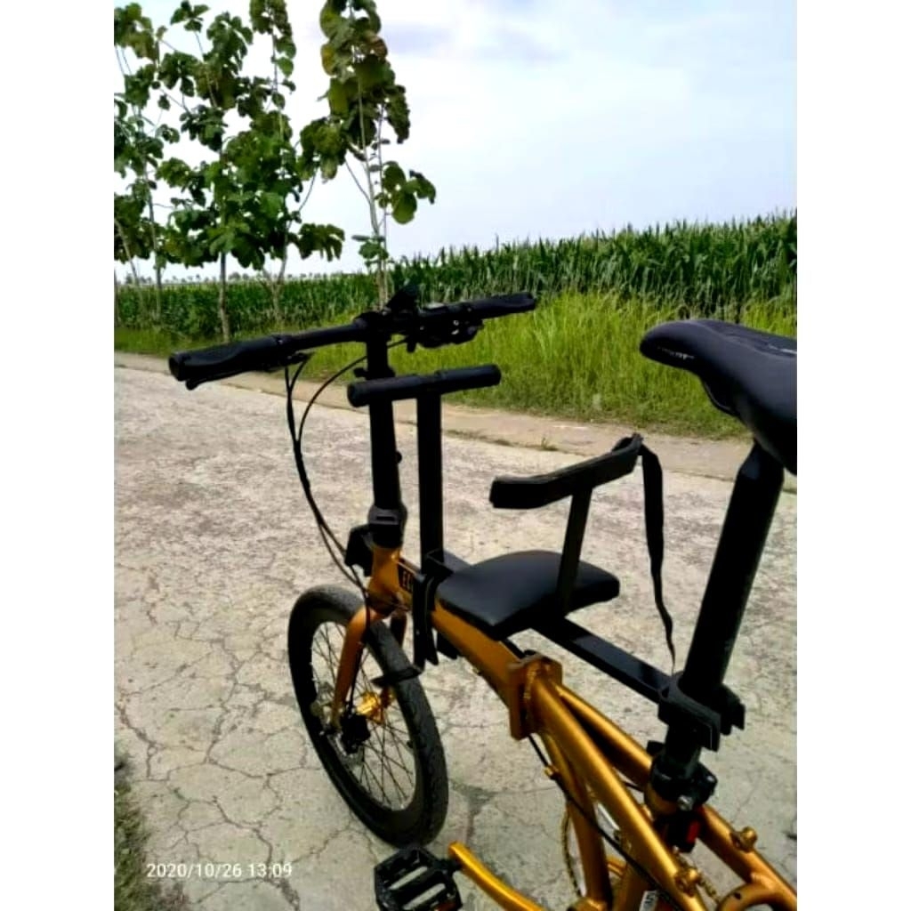 Boncengan Depan Sepeda Lipat Mtb Minion/Boncengan Sepeda Depan Tbk