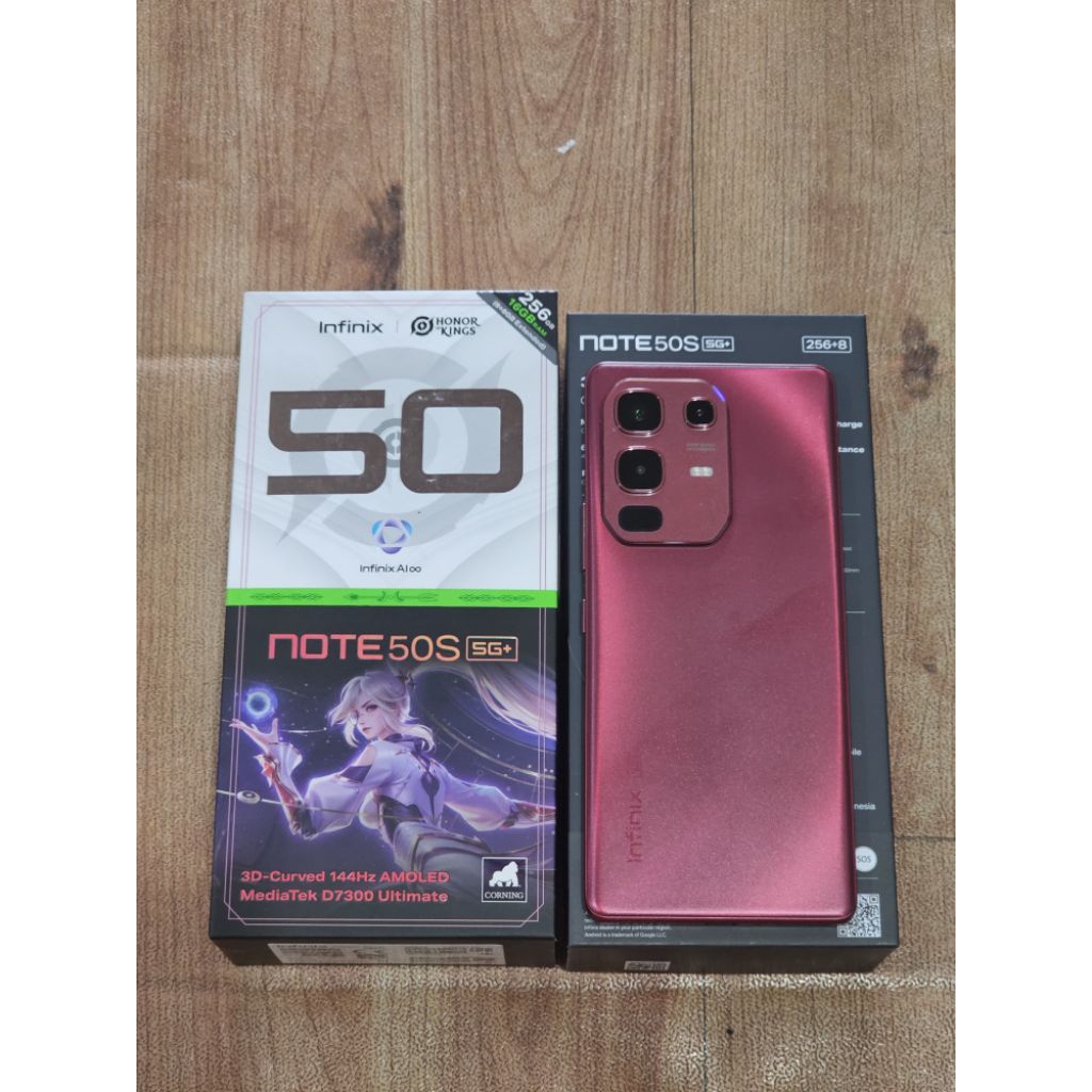 INFINIX NOTE 50S 5G+ 8/256 SECOND MULUS FULLSET ACC LENGKAP
