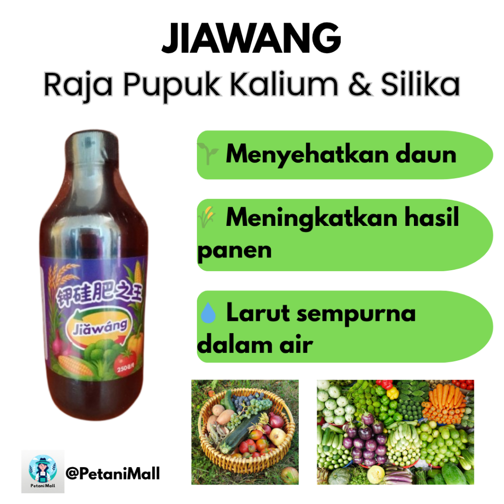 Jiawang Jia wang Rajanya Pupuk Kalium dan Silika Cair Original Murni