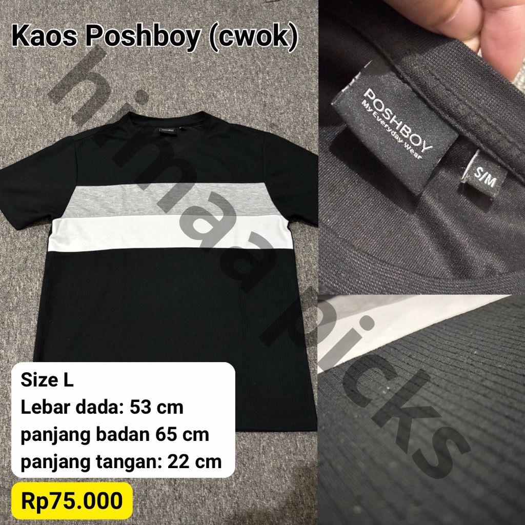 KAOS HITAM POSHBOY