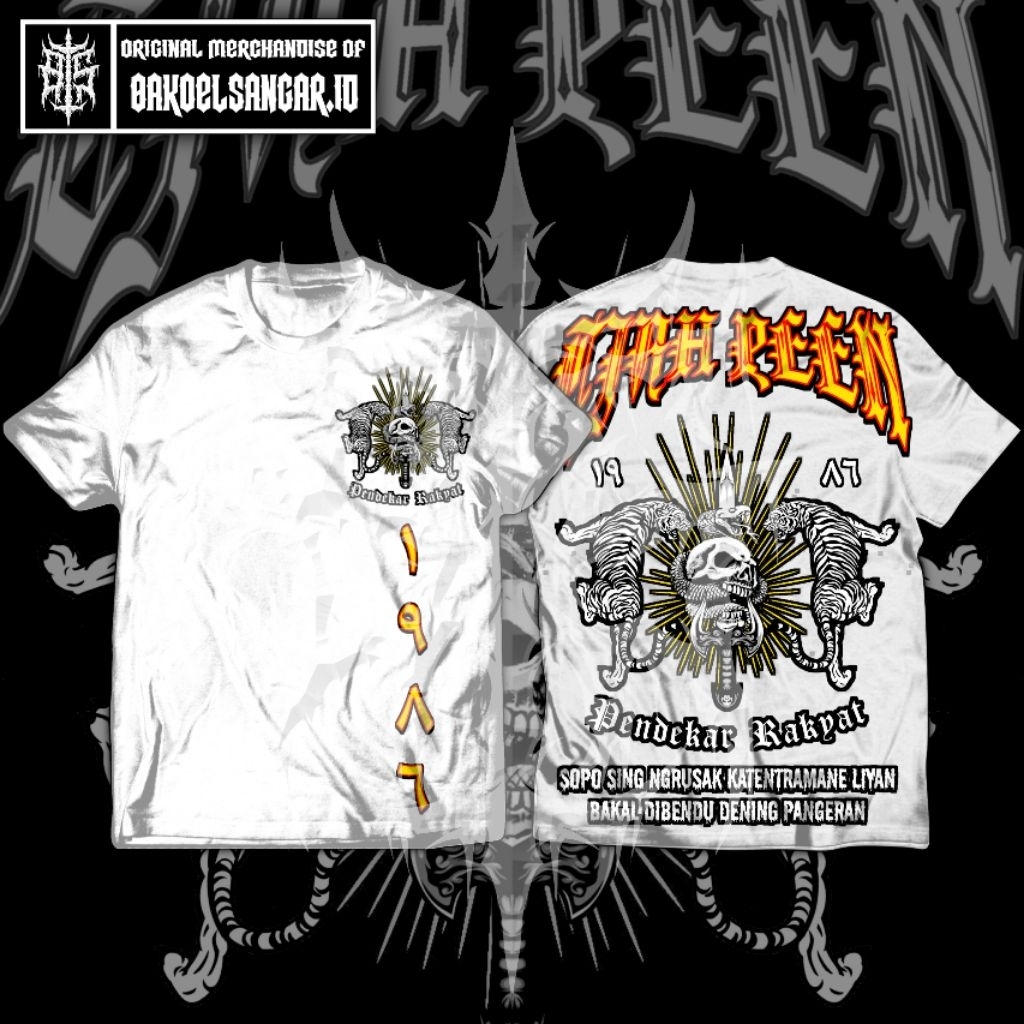 Kaos Pagar Nusa Cah Peen Lawasan ( A2 FULL PUNGGUNG 100% ORIGINAL )  Limited Edition Kaos Pagar Nusa