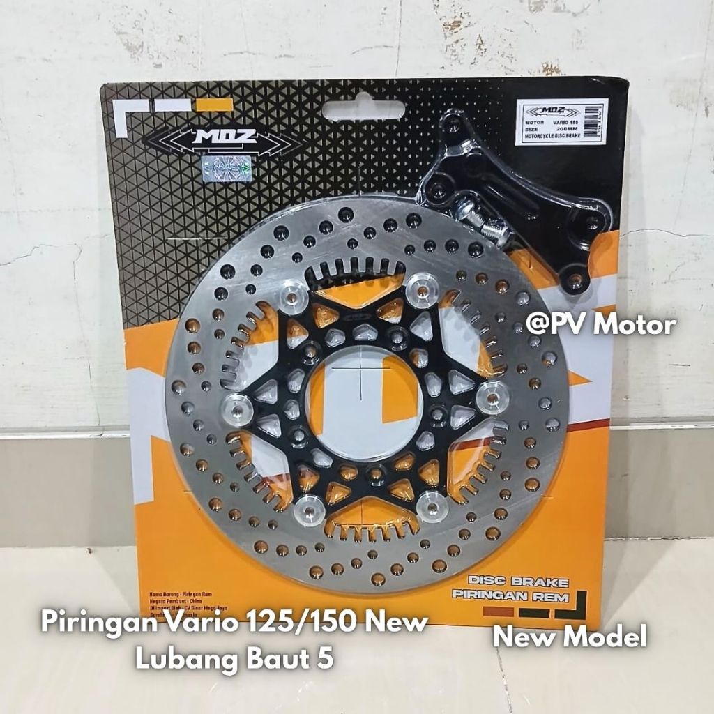 Piringan Vario 125 150 Baut 5 Piringan Cakram Vario Lubang 5 Model TDR PSM MOS