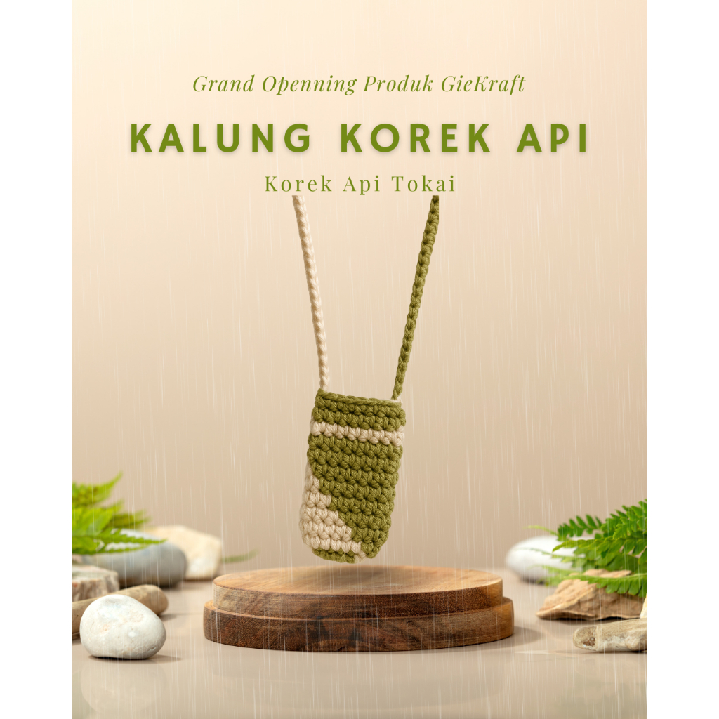 Sarung Korek Api Model Kalung Rajut || Korek Api Tokai