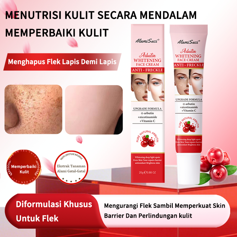 Niacinamide Cream Penghilang Flek Hitam Membandel Salep Pemutih Wajah Glowing Cepat 100% Original Sa