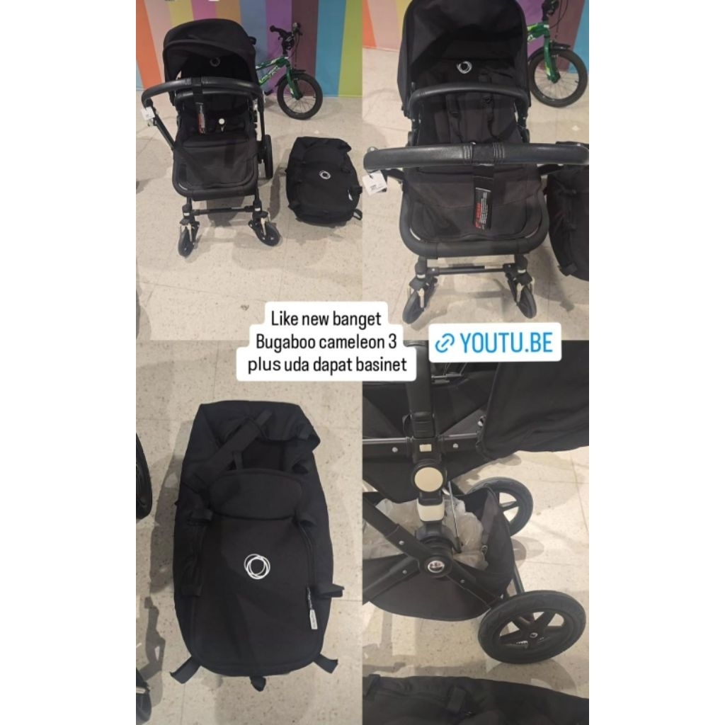 BUGABOO STROLLER CAMELEON 3 + BASSINET
