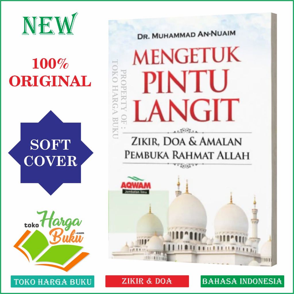 Foto Buku Mengetuk Pintu Langit Zikir Doa & Amalan Pembuka Rahmat Allah ORIGINAL Penerbit Aqwam