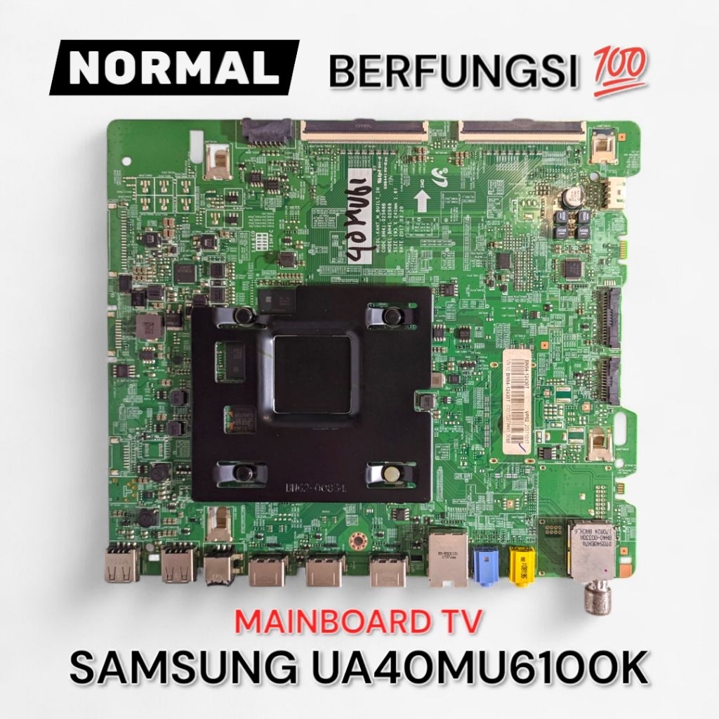 MB TV / MAINBOARD TV / MESIN TV SAMSUNG UA40MU6100K 40MU6100